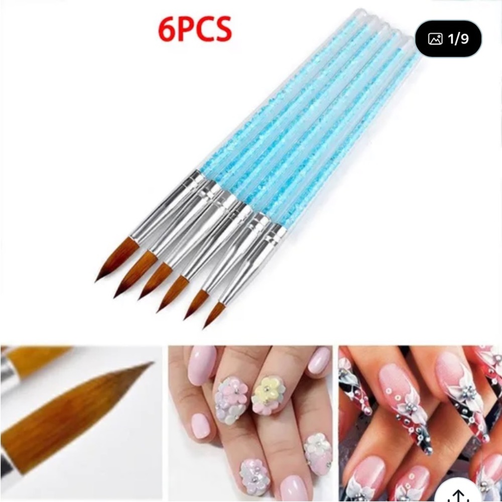 New acrylic nail brushes